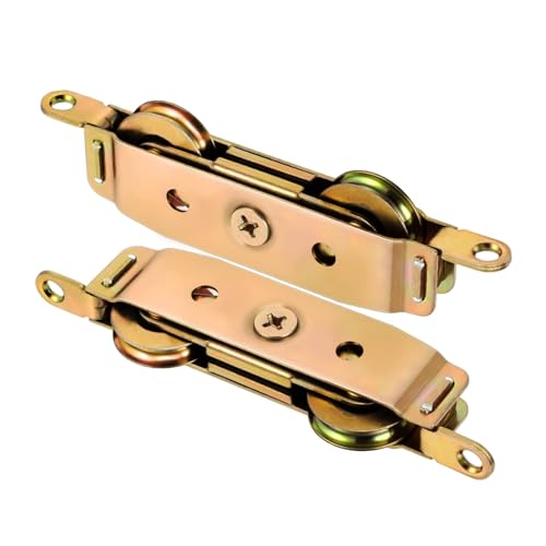 SEWOART 2 Stück Aluminiumlegierung Schiebetürrollen Türrollen für Terrassentüren Schiebetüren Scheunentore Leiser Betrieb Einfache Installation Hohe Tragfähigkeit SEWOART 2 Stück Aluminiumlegierung Schiebetürrollen Türrollen für Terrassentüren Schiebetüren Scheunentore Leiser Betrieb Einfache Installation Hohe Tragfähigkeit von SEWOART