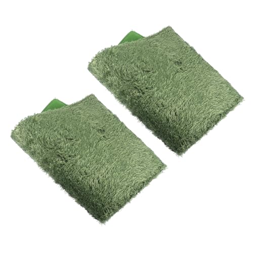 SEWOART Moosmatte Für Reptilien Teppich-Imitation 2 Stück Krabbelmatten Für Eidechsen Schlangen Schildkröten SEWOART Moosmatte Für Reptilien Teppich-Imitation 2 Stück Krabbelmatten Für Eidechsen Schlangen Schildkröten von SEWOART
