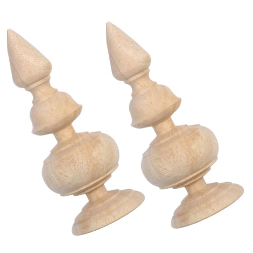 SEWOART 2 Stück Dekorative Rundkugel Finials Treppengeländer Pfostenkappen Handlauf Abschlusskugel Für Innenbereich Klassischer Stil Ergonomisches Design von SEWOART