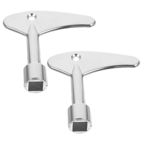 SEWOART 2 Stück Elevatorschlüssel Universeller Dreikantschlüssel für Aufzug Wasserzähler Heizkörperventil Langlebiger Schlüssel für Schaltschrank und Elektronikgehäuse Praktische von SEWOART