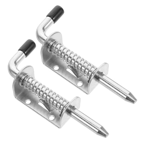SEWOART 2 Stück Federbolzen Eisen Sicherheitsclips für Schranktüren Mechanische Scharniere Durchmesser Robust und Installieren von SEWOART