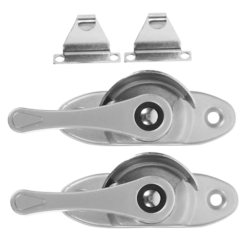 SEWOART 2 Stück Fensterschloss Silber für Schiebefenster und Haussicherung Robust Langlebig Flexibel Geeignet für Horizontale und Schiebefenster Einfache Montage SEWOART 2 Stück Fensterschloss Silber für Schiebefenster und Haussicherung Robust Langlebig Flexibel Geeignet für Horizontale und Schiebefenster Einfache Montage von SEWOART