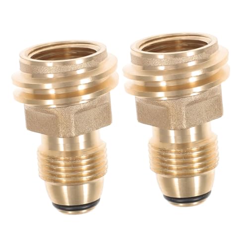 SEWOART 2 Stück Gasflaschen Adapter Fittings Schnellanschluss Leicht Kompatibel für Camping Grill Heizung Einfache Installation und Transportabel von SEWOART