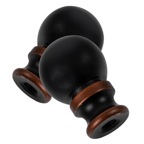 SEWOART 2 Stück Lamp Finial Cap Aluminium für Tischlampen Pack Dekorative Lampenknöpfe mit Runder Kopf Design Vielseitig Einsetzbar für Lampenschirm Halterungen und Stilvolle Beleuchtung von SEWOART