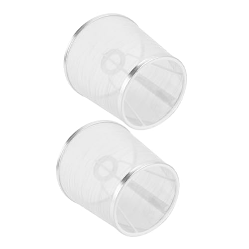 SEWOART 2 Stück Lampenschirme für Tischlampen aus Stoff Clip Lampenschirme mit Stabilem Metallrahmen Eleganter Vielseitiger Lampenschirm Ersatz für Wohn und Arbeitszimmerbeleuchtung von SEWOART