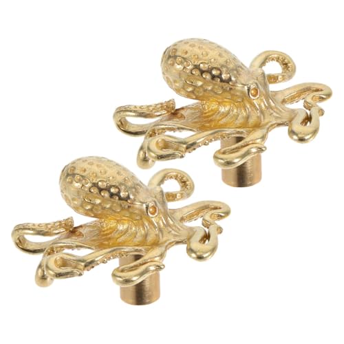 SEWOART 2 Stück Messing Türgriff Kraken Design Nautische Schubladengriffe für Küchenschränke Kommoden Vintage Stil Meerestier Möbelgriffe SEWOART 2 Stück Messing Türgriff Kraken Design Nautische Schubladengriffe für Küchenschränke Kommoden Vintage Stil Meerestier Möbelgriffe von SEWOART