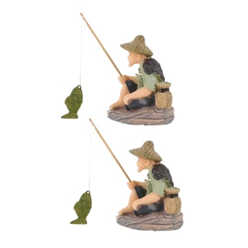 SEWOART 2 Stück Mini Fischerfigur Alte Mann Skulptur Kompakte Fischerteich Deko Ruhige Aquarium Ornament Vielseitig für Bonsai Wassergestaltung und Schreibtisch Platzsparend und Zeitlos SEWOART 2 Stück Mini Fischerfigur Alte Mann Skulptur Kompakte Fischerteich Deko Ruhige Aquarium Ornament Vielseitig für Bonsai Wassergestaltung und Schreibtisch Platzsparend und Zeitlos von SEWOART