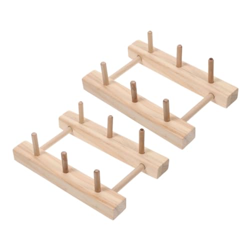 SEWOART Garnrollenhalter Aus Holz 2 Stück Garnregal Für Nähgarn Im Haushalt Aufbewahrungsregal Für Garnrollen SEWOART Garnrollenhalter Aus Holz 2 Stück Garnregal Für Nähgarn Im Haushalt Aufbewahrungsregal Für Garnrollen von SEWOART