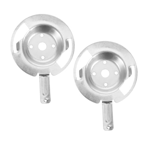 SEWOART 2 Stück Teiliges Deckenventilator Montagezubehör Stabile Metall Bodenplatte Kompatibel für Sicheren Ersatz und Reparatur Langlebige Ventilatorhalterung von SEWOART