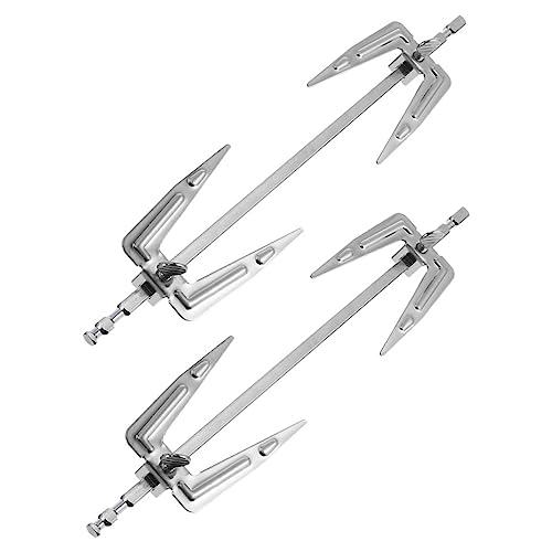 SEWOART 2 Stück Teiliges Edelstahl Grillgabel mit Quadratischem Drehspieß für Fleisch und Hähnchen Robuste Bbq Küchenutensilien für Grill Ofen und Backofen zum Wenden und Kochen SEWOART 2 Stück Teiliges Edelstahl Grillgabel mit Quadratischem Drehspieß für Fleisch und Hähnchen Robuste Bbq Küchenutensilien für Grill Ofen und Backofen zum Wenden und Kochen von SEWOART