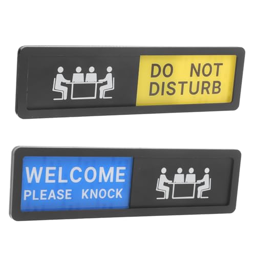 SEWOART 2 Stück Teiliges Nicht Stören Türschild aus Robustem Material Privacy Sign mit Klarem Hinweis Geeignet für Büro Konferenzraum Home Office Unauffälliges Design für Effektiven SEWOART 2 Stück Teiliges Nicht Stören Türschild aus Robustem Material Privacy Sign mit Klarem Hinweis Geeignet für Büro Konferenzraum Home Office Unauffälliges Design für Effektiven von SEWOART