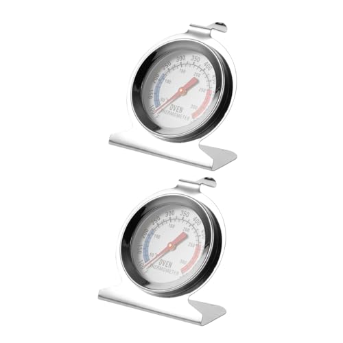 SEWOART 2 Stück Teiliges Ofenthermometer aus Edelstahl mit Doppel Hochtemperaturbeständig für Backofen Grill Toaster Präzises Temperaturmessgerät Langlebiges Messinstrument SEWOART 2 Stück Teiliges Ofenthermometer aus Edelstahl mit Doppel Hochtemperaturbeständig für Backofen Grill Toaster Präzises Temperaturmessgerät Langlebiges Messinstrument von SEWOART