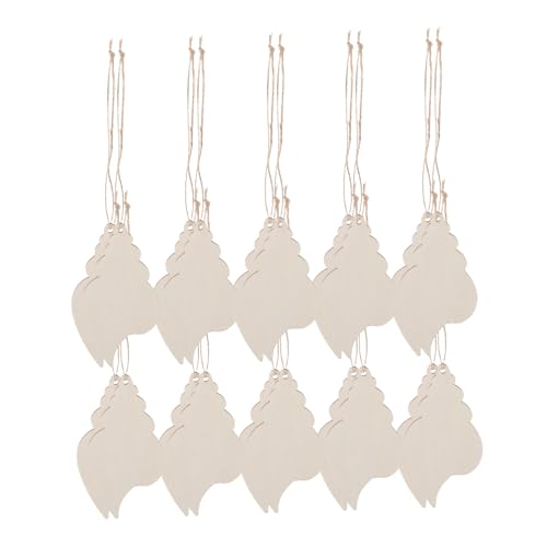 SEWOART 20 Stück Blanko Meeresschnecken für DIY Projekte Wanddeko für Strand und Küstenstil von SEWOART