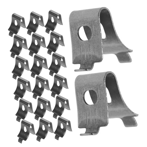 SEWOART 20 Stück Kühlschrank Regal Clips Robuste Stahl Klammern für Gefrierregale Einfache Installation für Lagerung im Haushalt und Gewerbe von SEWOART