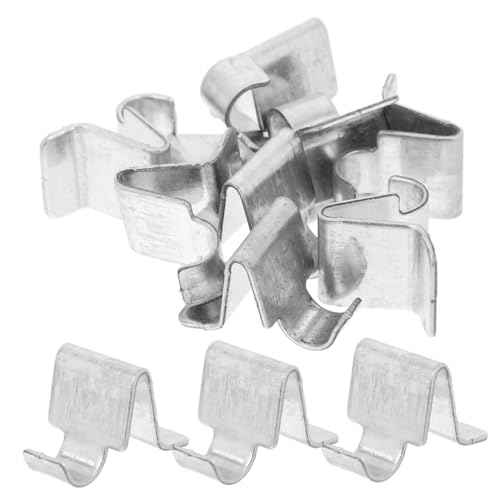 SEWOART 20 Stück Metall Regalstützen Clips Multifunktionale Stabilisierungsclips für Schränke Bücherregale und Aufbewahrungslösungen Robust und Installieren von SEWOART