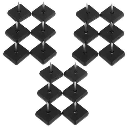 SEWOART 20 Stück Möbelgleiter mit Nagel Quadratisch Stuhlbeine Bodenschoner Geräuscharm für Teppich Parkett Stabiler Halt Schutz vor Kratzern und Möbelverschiebung SEWOART 20 Stück Möbelgleiter mit Nagel Quadratisch Stuhlbeine Bodenschoner Geräuscharm für Teppich Parkett Stabiler Halt Schutz vor Kratzern und Möbelverschiebung von SEWOART