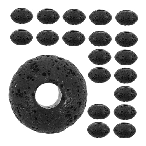 SEWOART 20 Stück Steinperlen Zur Schmuckherstellung Diffusor Schmuck Öldiffusor Perlen Runde Perlen Für Armbänder Vulkanische Abstandsperlen DIY Abstandsanhänger Runde SEWOART 20 Stück Steinperlen Zur Schmuckherstellung Diffusor Schmuck Öldiffusor Perlen Runde Perlen Für Armbänder Vulkanische Abstandsperlen DIY Abstandsanhänger Runde von SEWOART