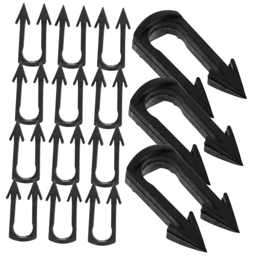 SEWOART 200 Stück Pflanzenclips aus PVC Kunststoff Pflanzensupport Klammern zur Befestigung von Kletterpflanzen und Gemüse Leicht Pflanzenschonend für Gartennetz und Rankhilfe Vielseitig von SEWOART