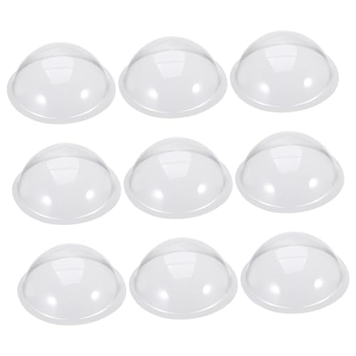 SEWOART 20 Stück Transparente Kunststoffkuppeln für Selbstgemacht Bastelprojekte Halbkugel Cloche Vitrine Langlebige PVC Material für Miniaturlandschaften und Bonbonhalter SEWOART 20 Stück Transparente Kunststoffkuppeln für Selbstgemacht Bastelprojekte Halbkugel Cloche Vitrine Langlebige PVC Material für Miniaturlandschaften und Bonbonhalter von SEWOART
