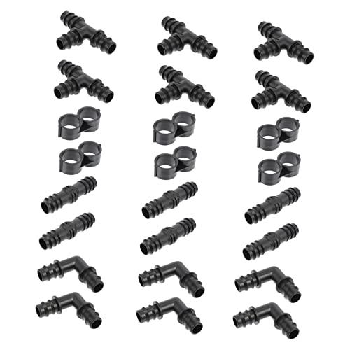 SEWOART 24Stücke Pe Sprühdüsen für Bewässerungssysteme Einstellbare Tropfer Kompatibel mit Schläuchen für Gartenbewässerung und Gewächshäuser SEWOART 24Stücke Pe Sprühdüsen für Bewässerungssysteme Einstellbare Tropfer Kompatibel mit Schläuchen für Gartenbewässerung und Gewächshäuser von SEWOART