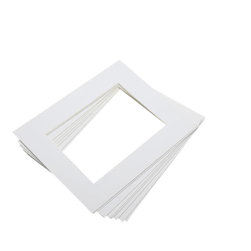 SEWOART 25 Stück 10 Zoll Weiße Passepartouts 20,1 X 25,2 cm Außenmaß 15 X 20,1 cm Innenmaß Schrägschnitt Für 6x8 Fotos SEWOART 25 Stück 10 Zoll Weiße Passepartouts 20,1 X 25,2 cm Außenmaß 15 X 20,1 cm Innenmaß Schrägschnitt Für 6x8 Fotos von SEWOART