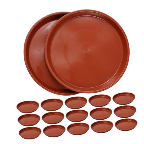 SEWOART 25 Stück Teiliges Rundes Kunststoff-pflanzentablett Pflanzenteller mit Drainage Pflanzuntersetzer für Blumentöpfe und Bonsai zur Wassersammlung Robust und Langlebig für Innen und SEWOART 25 Stück Teiliges Rundes Kunststoff-pflanzentablett Pflanzenteller mit Drainage Pflanzuntersetzer für Blumentöpfe und Bonsai zur Wassersammlung Robust und Langlebig für Innen und von SEWOART