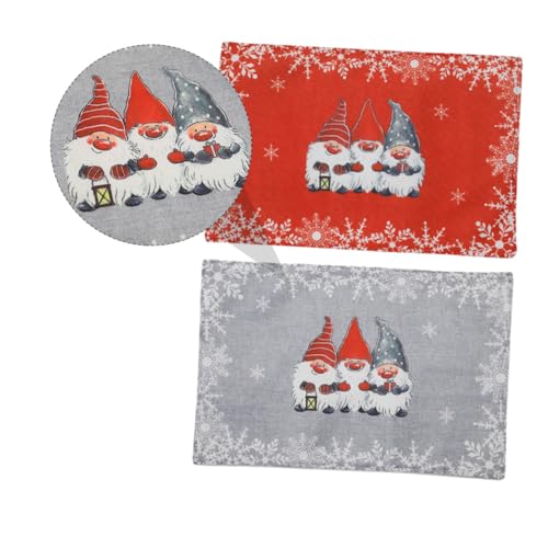 SEWOART Tischset Mit Weihnachtsmotiv 2 Stück Alte Tischsets Geräuschreduzierende Weihnachtsgeschirrmatte Für Zuhause SEWOART Tischset Mit Weihnachtsmotiv 2 Stück Alte Tischsets Geräuschreduzierende Weihnachtsgeschirrmatte Für Zuhause von SEWOART
