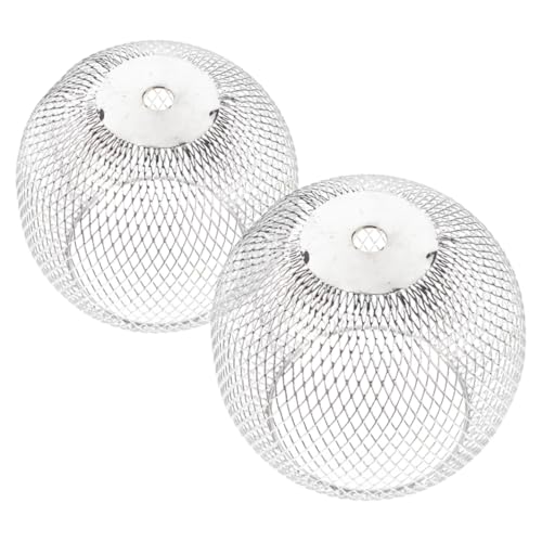 SEWOART 2Stücke Handgewebter Metallkäfig Lampenschirm Eisendraht Offener Lampenschirm für Wohnzimmer Esszimmer und Schlafzimmer Dekorativer Ersatzlampenschirm SEWOART 2Stücke Handgewebter Metallkäfig Lampenschirm Eisendraht Offener Lampenschirm für Wohnzimmer Esszimmer und Schlafzimmer Dekorativer Ersatzlampenschirm von SEWOART
