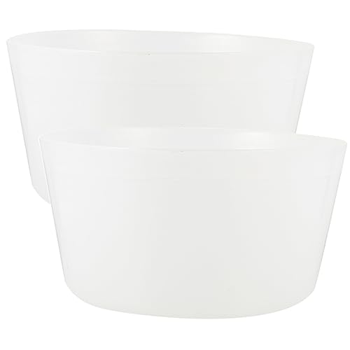 SEWOART 2Stücke Multifunktionale Sauna Eimer Liner Robuster Kunststoff Einsatz für Fußbäder und Spa Praktisch und Wiederverwendbar für Sauna Zubehör und Schwimmbäder von SEWOART