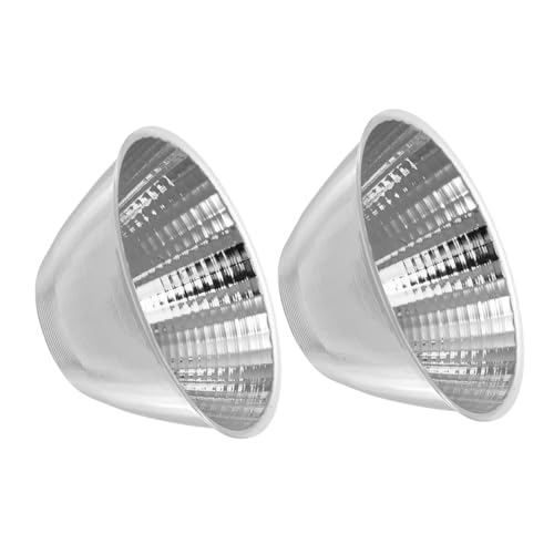SEWOART 2Stücke Taschenlampen Reflektorbecher Aluminium Universelles Zubehör für Reparatur und Herstellung von Taschenlampen Blendfreies Design für Verbesserte Helligkeit von SEWOART