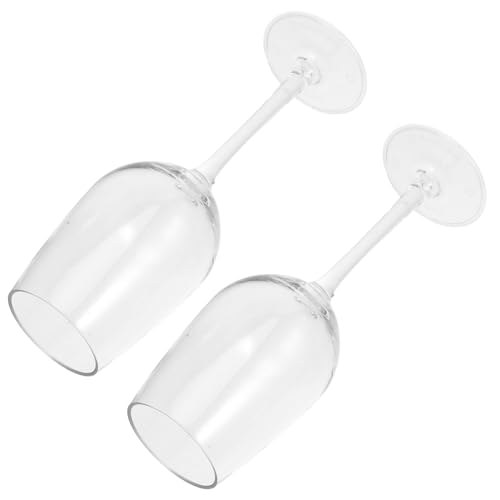 SEWOART 2Stücke Unzerbrechliche Schwimmende Weingläser Material Strand und Poolbecher für Outdoor Partys Langlebig und für Unvergessliche Erlebnisse von SEWOART