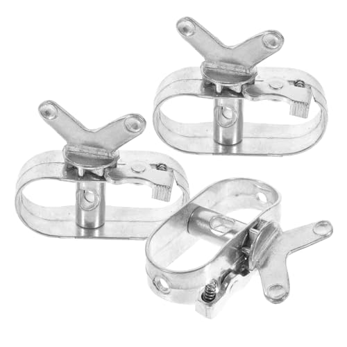 SEWOART 3 Stück Aluminium Kabelspanner für Poolabdeckung Strapazierfähiger Seilstrammer mit Handkurbel Rostfrei Installieren für von SEWOART