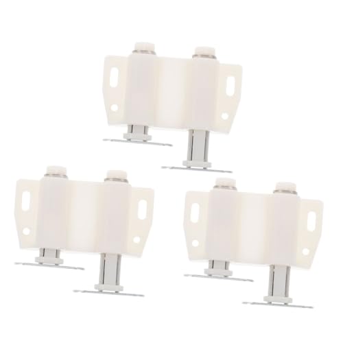 SEWOART 3 Stück Magnetischer Push To Open Schrankverschluss Automatischer Rückprallverschluss für Küchenschränke und Innentüren Geräuschloser Magnetischer Türschnäpper Einfache Montage von SEWOART