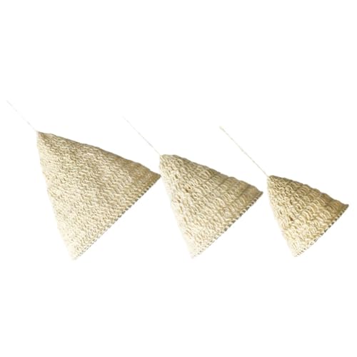 SEWOART 3 Stück Teiliges Weißes Boho Makramee Lampenschirm Handgewebt mit Natürlichem Hanfseil Dekorativer Hängelampenschirm für Schlafzimmer Nachttisch Weiches Licht Künstlerisches SEWOART 3 Stück Teiliges Weißes Boho Makramee Lampenschirm Handgewebt mit Natürlichem Hanfseil Dekorativer Hängelampenschirm für Schlafzimmer Nachttisch Weiches Licht Künstlerisches von SEWOART