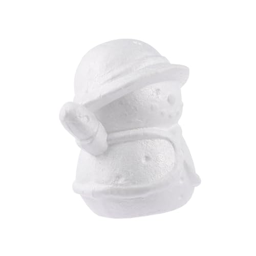 SEWOART 3 Stück Unfertiger Schneemann DIY Weihnachtsdeko Leichte Schneemannfiguren für Kreative Gestaltung Höhe für Zuhause Büro und Veranstaltungen von SEWOART