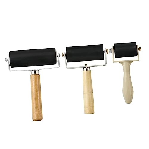 SEWOART 3 Teiliges Farbroller Set Klebestift Auto Abdichten Polystyrol Fliesen Krepp Spreizer Gel Klebeband Matten Mini Blockmaschine Stiftadapter Stifthersteller Zubehör von SEWOART