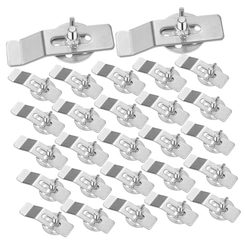 SEWOART 36 Stück Teiliges Unterbau spülen montageclip Rostfreiem Stahl Stabile und Langlebige Halterungen für Küchenspülen und Badezimmer Einfache Installation Zuverlässige Befestigung von SEWOART