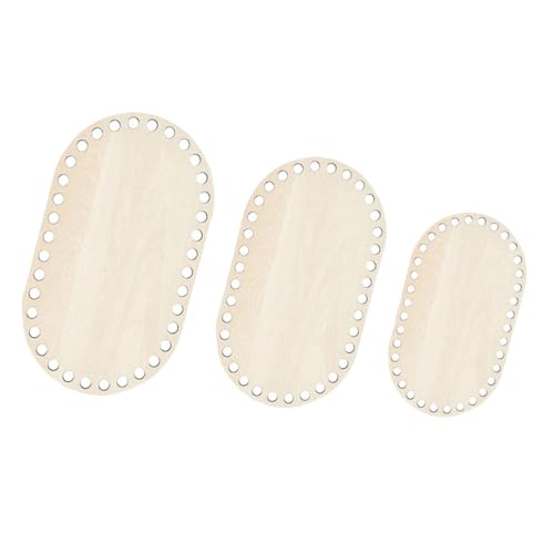 SEWOART 3stücke Holzboden Für Strick Und Häkeltaschen Robust Und Langlebig Mit Glatter Oberfläche Für Sicheren Halt Als DIY-zubehör Für Handtaschen Und Clutches SEWOART 3stücke Holzboden Für Strick Und Häkeltaschen Robust Und Langlebig Mit Glatter Oberfläche Für Sicheren Halt Als DIY-zubehör Für Handtaschen Und Clutches von SEWOART
