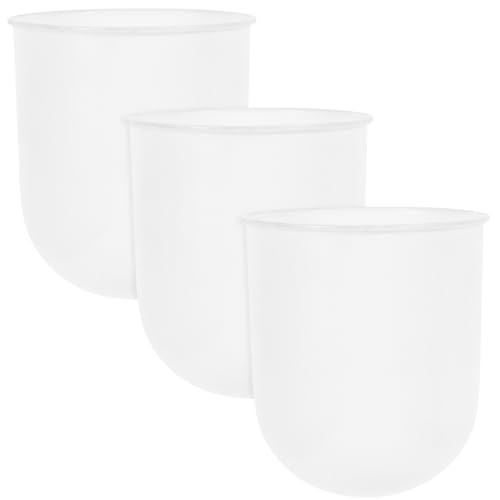 SEWOART 3St Toilettenbürsten-Basisbecher Austausch des WC-Bürstenhalters Toilettenbürstenhalter aus Kunststoff wc reinigungsbürste wc bürste Plastiktassen WC-Bürsten-Versorgung von SEWOART