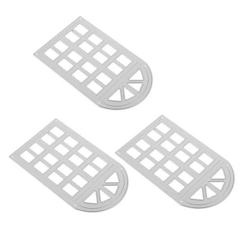 SEWOART 3stücke Metallstanzformen Aus Kohlenstoffstahl Für Papierarbeiten Schablonenformwerkzeuge Für Scrapbooking DIY-bastelstanzen Für Kartenherstellung Metallschablonenform Für von SEWOART