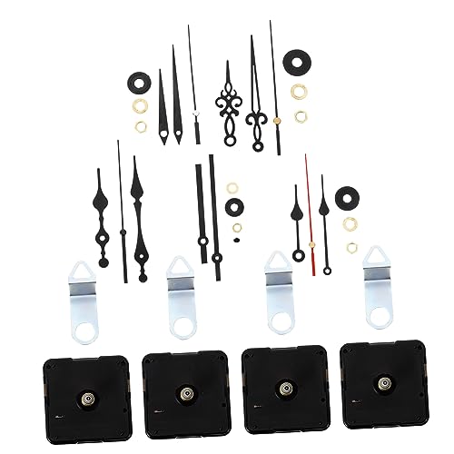 SEWOART 4 Sätze Hochdrehmoment Uhrwerk Teiliges DIY Uhrwerk Kit mit Langen Achsen Geräuschloser Mechanismus für Wanduhren und Reparaturen SEWOART 4 Sätze Hochdrehmoment Uhrwerk Teiliges DIY Uhrwerk Kit mit Langen Achsen Geräuschloser Mechanismus für Wanduhren und Reparaturen von SEWOART