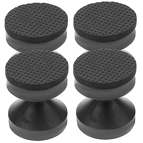 SEWOART 4-teiliger Kopfteilstopper Verstellbar 4,2–4,7 cm Bettrahmen-kopfteilstabilisator Mit Starkem Transparentem Klebstoff Und Eva-Puffer Für Schallschutz Und Wandenschutz von SEWOART