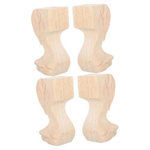 SEWOART 4 Stück Möbelbeine Holz Europäischer Elegante Holzfüße für Sofas Schränke und Tische Stabil und Langlebig Möbelzubehör für Ihr Zuhause SEWOART 4 Stück Möbelbeine Holz Europäischer Elegante Holzfüße für Sofas Schränke und Tische Stabil und Langlebig Möbelzubehör für Ihr Zuhause von SEWOART