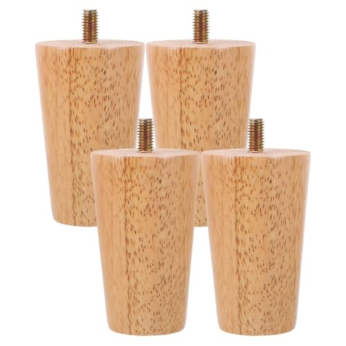 SEWOART 4 Stück Möbelfüße Holz Set Tapered Möbelbeine für Sofa Tisch und Schrank Einfache Montage mit Schrauben Robustes Holz Höhenverstellbar für Interieur SEWOART 4 Stück Möbelfüße Holz Set Tapered Möbelbeine für Sofa Tisch und Schrank Einfache Montage mit Schrauben Robustes Holz Höhenverstellbar für Interieur von SEWOART