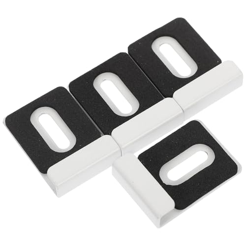 SEWOART 4 Stück Robuste Spiegelhalterung mit Klebepads für Rahmenlose Spiegel Wandmontage Kit für Einfache Installation und Sicheren Halt von SEWOART