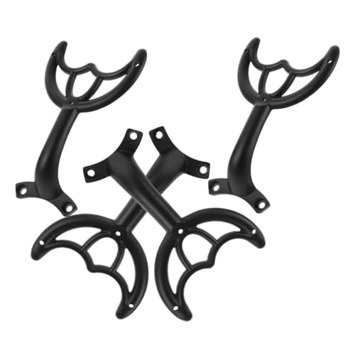 SEWOART 4 Stück Teiliges Deckenventilator Armset Metall Ersatzteil Stabile Halterung Schwarzer Fan Blade Support für Langlebige Reparatur von SEWOART