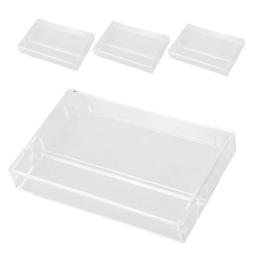 SEWOART 4 Stück Teiliges Retro Kassetten aufbewahrungsbox Set aus Klarem Kunststoff Vielseitiger Vintage Tape Organizer für Audio Kassetten Praktischer Aufbewahrungsbehälter für Zuhause SEWOART 4 Stück Teiliges Retro Kassetten aufbewahrungsbox Set aus Klarem Kunststoff Vielseitiger Vintage Tape Organizer für Audio Kassetten Praktischer Aufbewahrungsbehälter für Zuhause von SEWOART