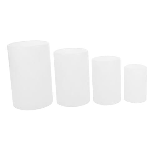 SEWOART 4 Stück Teiliges Silikon Zylinderkerzenform Wiederverwendbare DIY Formen Für Kerzenherstellung Aromatherapie Wachs Harz Seifen Kunstprojekte von SEWOART