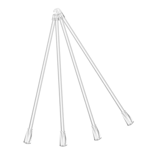 SEWOART 4 Stück Teiliges Transparentes Blindstangen Ersatzset mit Haken Kompatibel Installieren Flexibel für Verschiedene Jalousien und Vorhänge Geeignet SEWOART 4 Stück Teiliges Transparentes Blindstangen Ersatzset mit Haken Kompatibel Installieren Flexibel für Verschiedene Jalousien und Vorhänge Geeignet von SEWOART