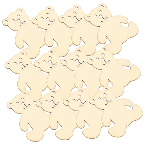 SEWOART 40pcs Holz Chip Scheiben Bär Form Handwerk Ornament Für Home Party Dekorationen SEWOART 40pcs Holz Chip Scheiben Bär Form Handwerk Ornament Für Home Party Dekorationen von SEWOART